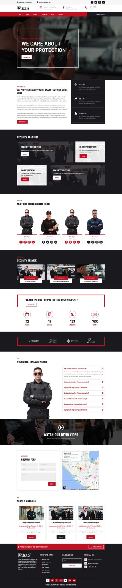Breakdance Security Guard Layout