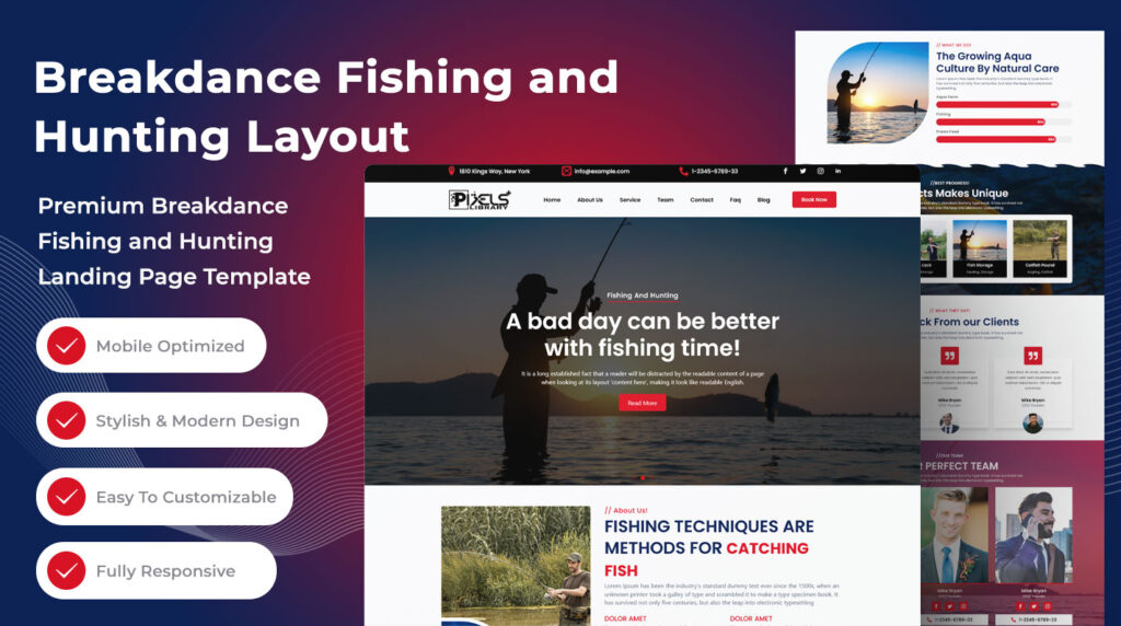 Breakdance Fishing And Hunting Layout