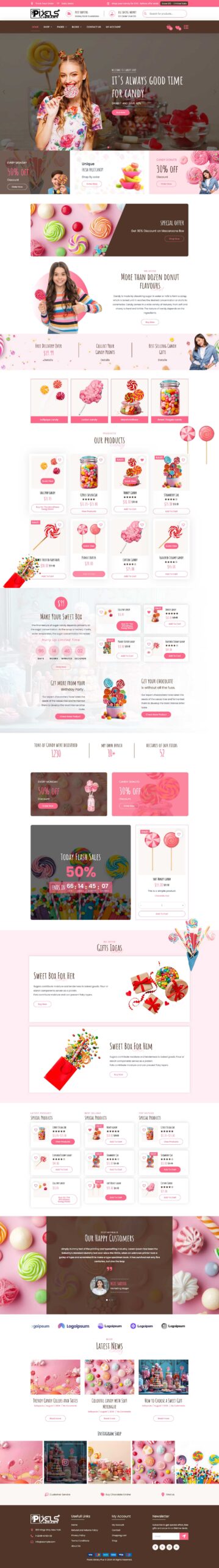 Breakdance Candy Shop Template