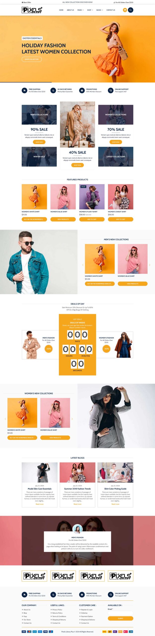 Breakdance Fashion Shop Template