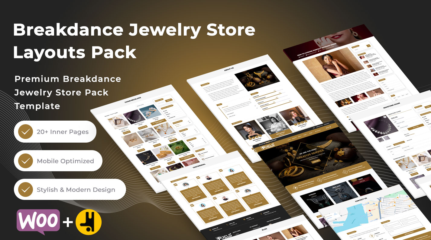 Breakdance Jewelry Store Layouts Pack