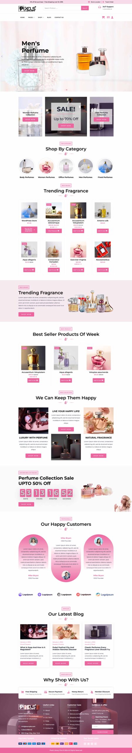 Breakdance Perfume Shop Template