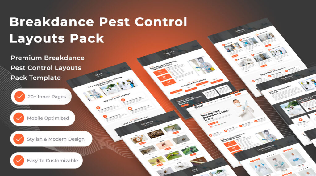Breakdance Pest Control Layouts Pack
