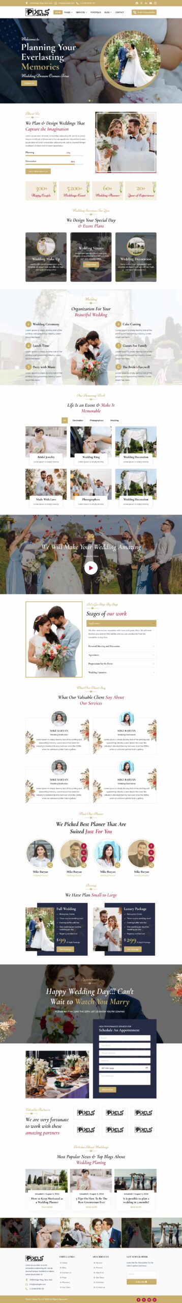 Breakdance Wedding Planner Template