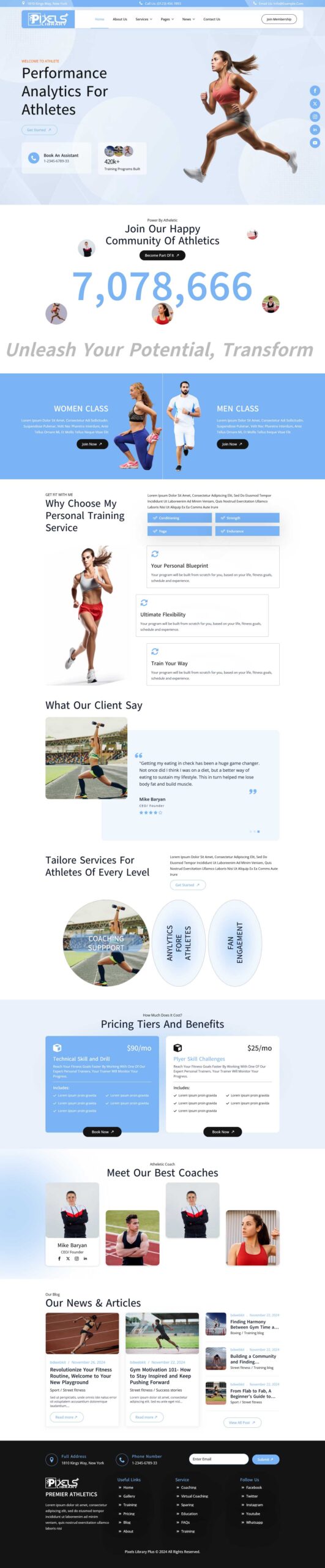 Breakdance Athletics Template