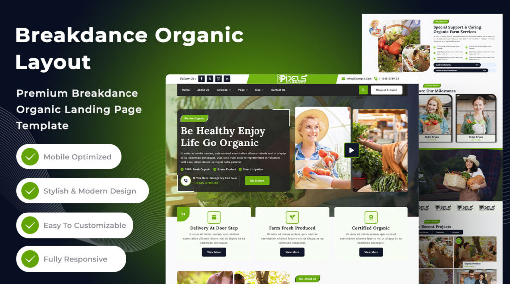 Breakdance Organic Layout