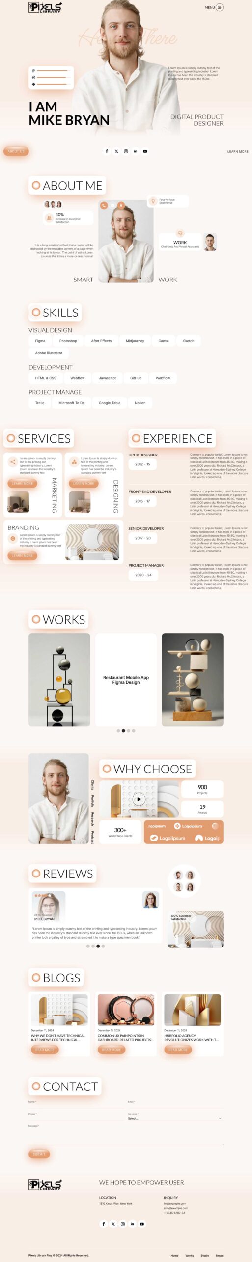 Breakdance Portfolio Template