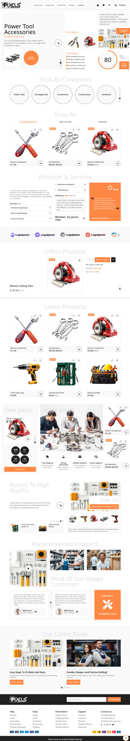 Breakdance Hardware Stores Template