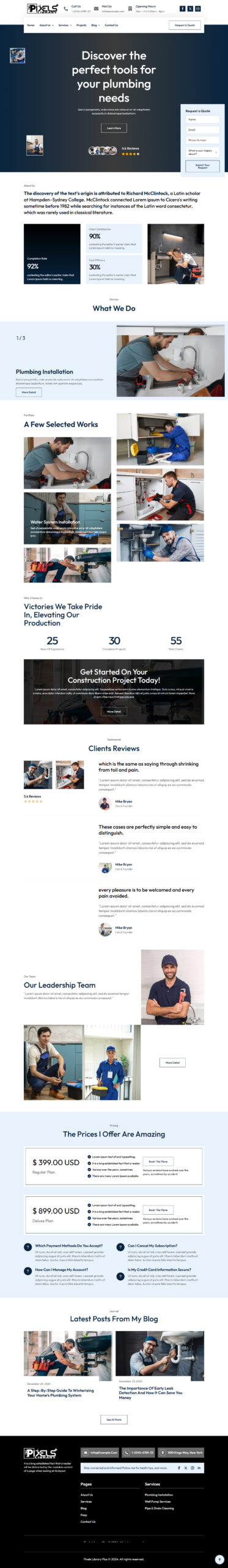 Breakdance Plumber Template