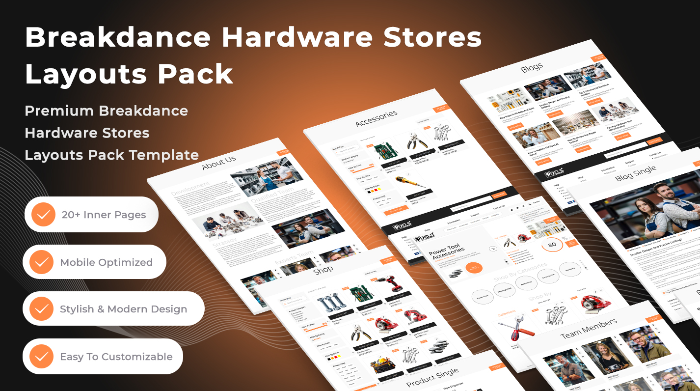 Breakdance Hardware Stores Layouts Pack