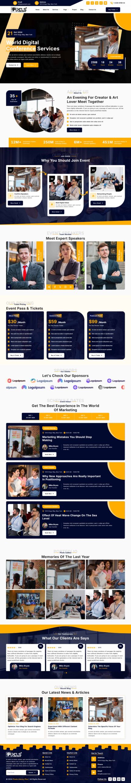 Breakdance Conference Template