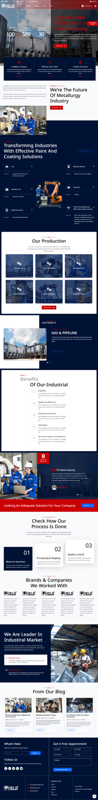 Breakdance Industrial Template