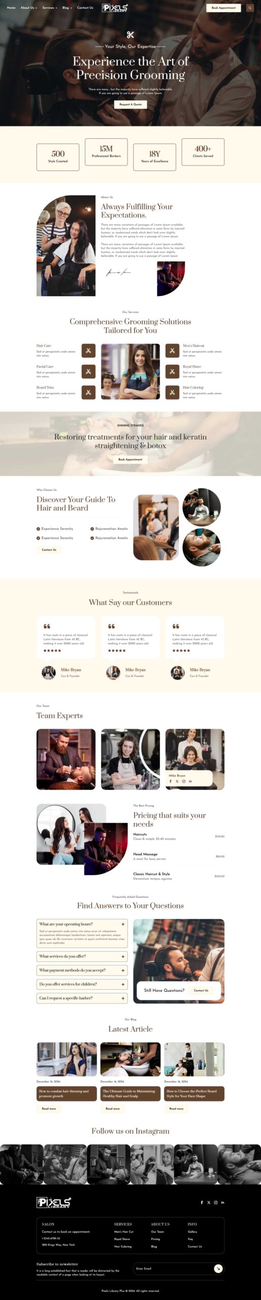 Breakdance Salon Template