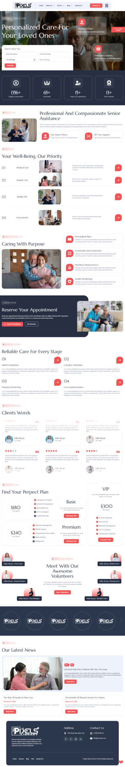 Breakdance Home Care Services Template
