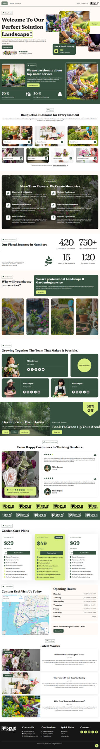Breakdance Florist Template