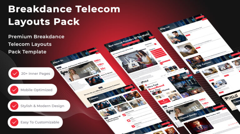 Breakdance Telecom Layouts Pack
