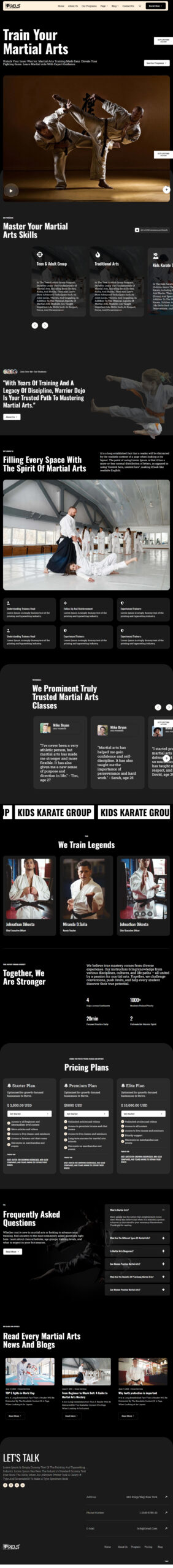 Breakdance Martial Arts Template
