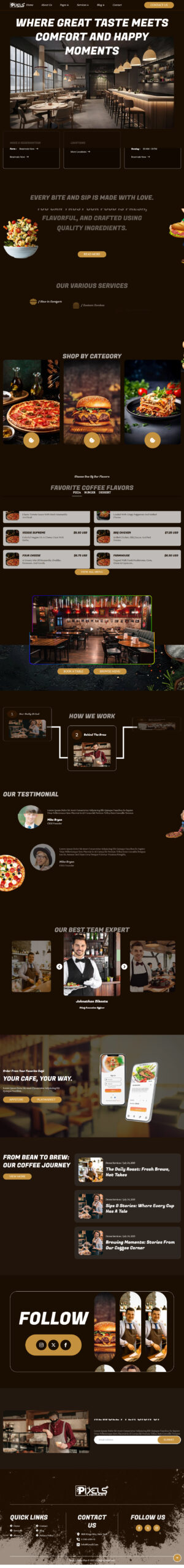 Breakdance Cafe Template