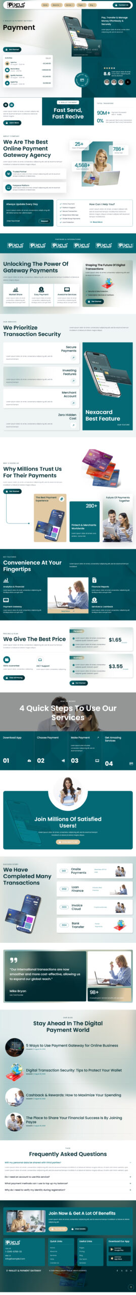 Breakdance E-Wallet & Payment Gateway Template
