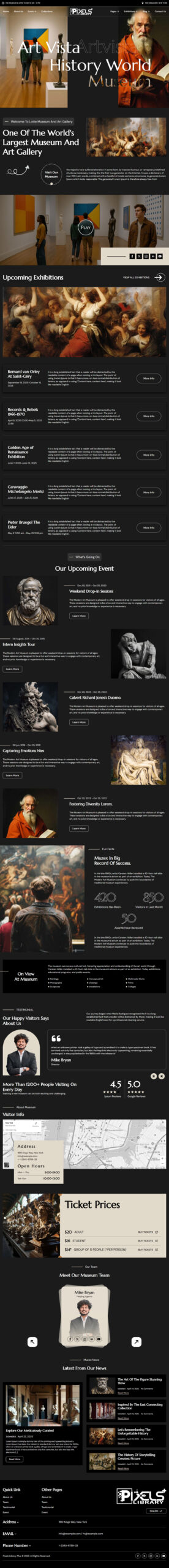 Breakdance Museum Template