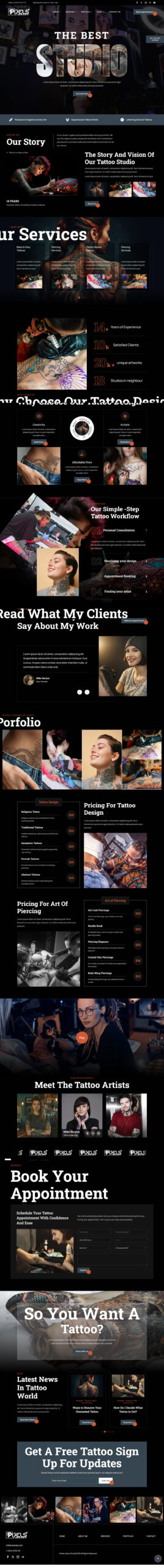 Breakdance Tattoo Template