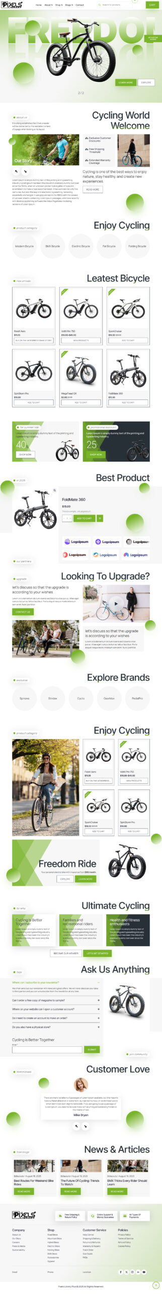 Breakdance Bicycle Store Template