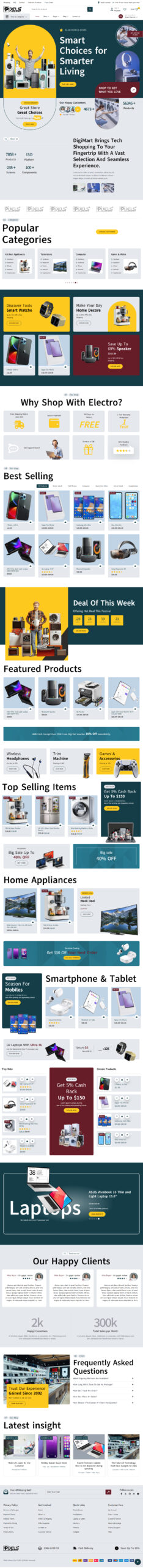 Breakdance Electronic Store Template