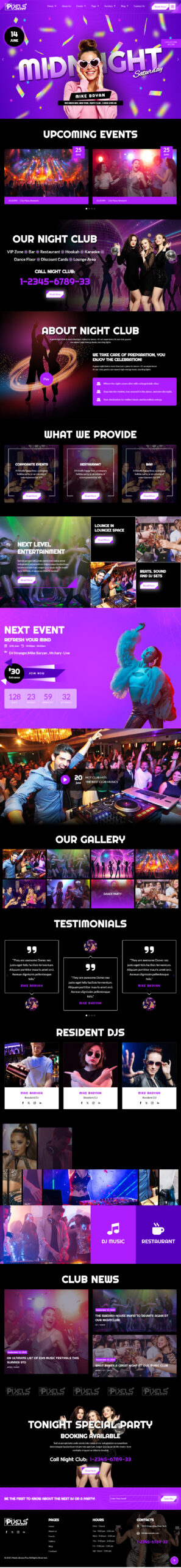 Breakdance Night Club Template