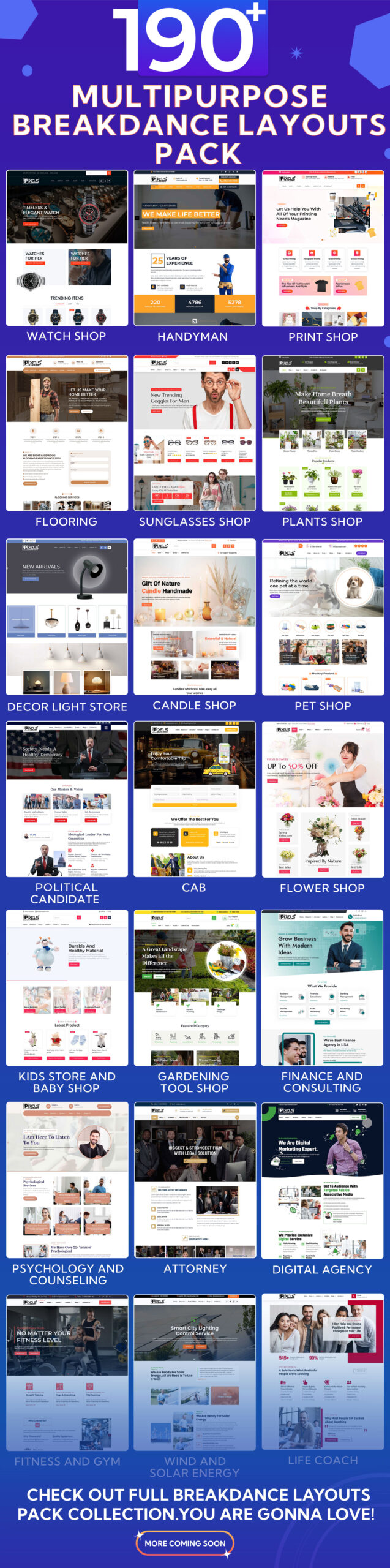 Breakdance Templates