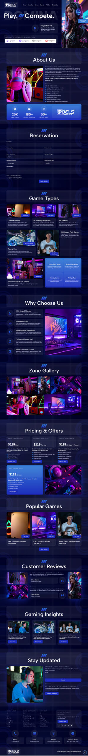 Breakdance Gaming Template