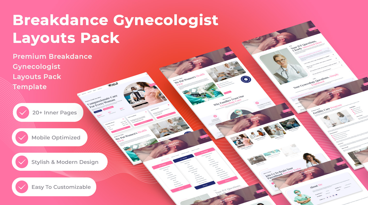 Breakdance Gynecologist Layouts Pack
