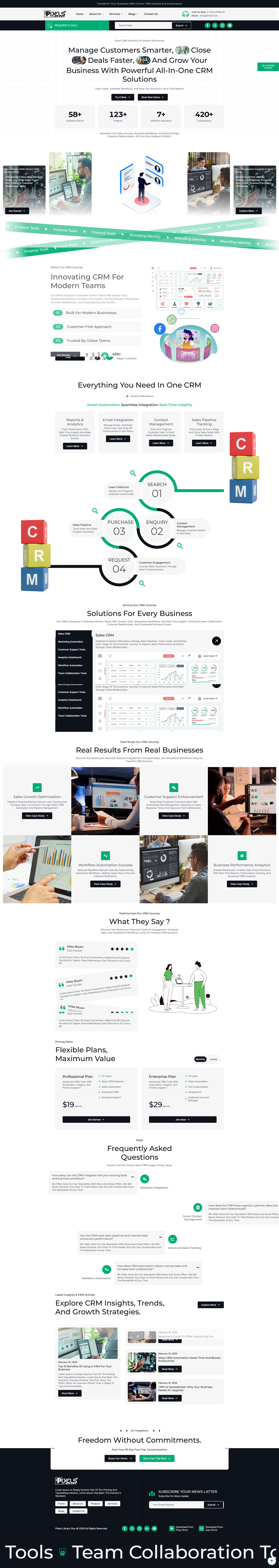 Breakdance CRM Template