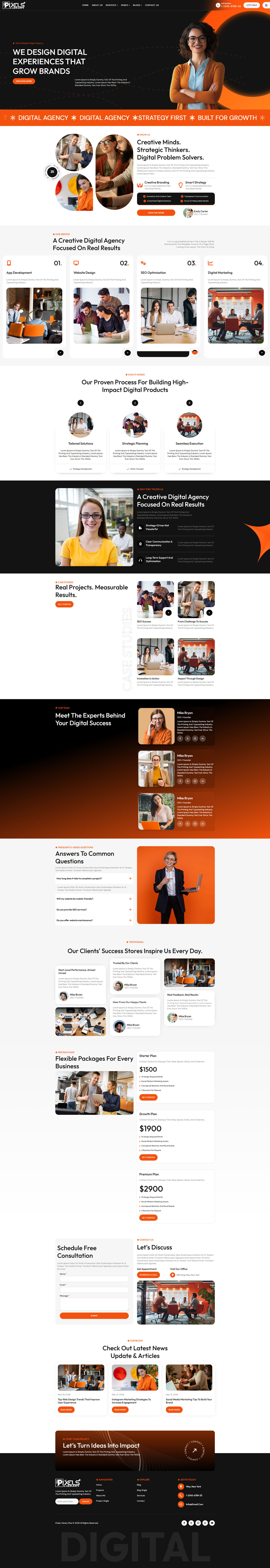 Breakdance Digital Agency Template