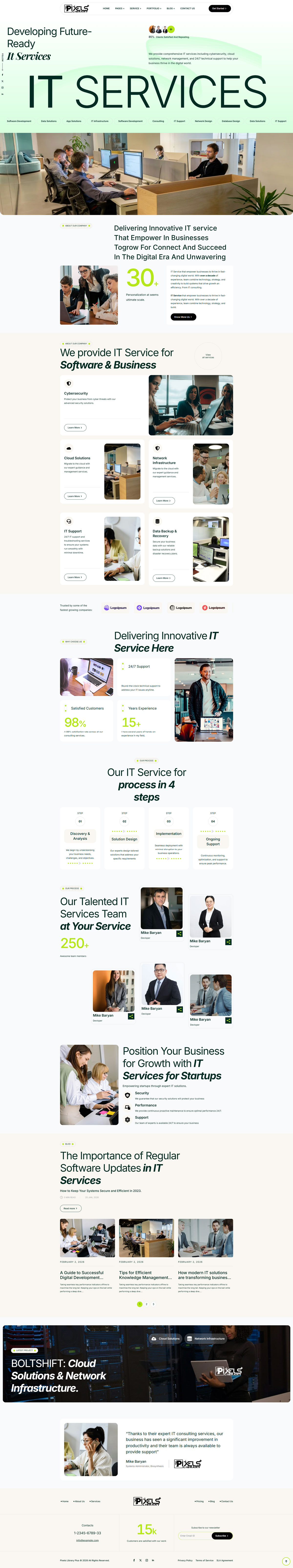 Breakdance IT Service Template