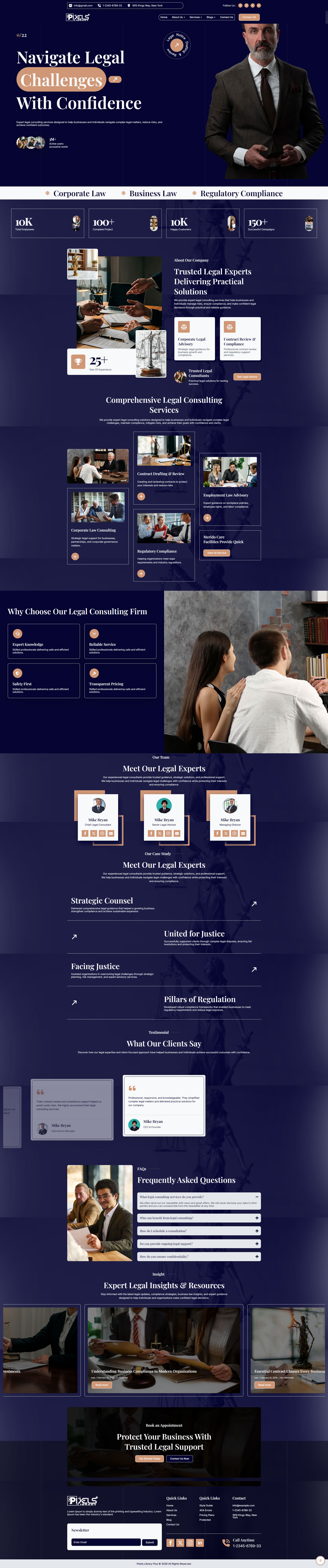 Breakdance Legal Consulting Template
