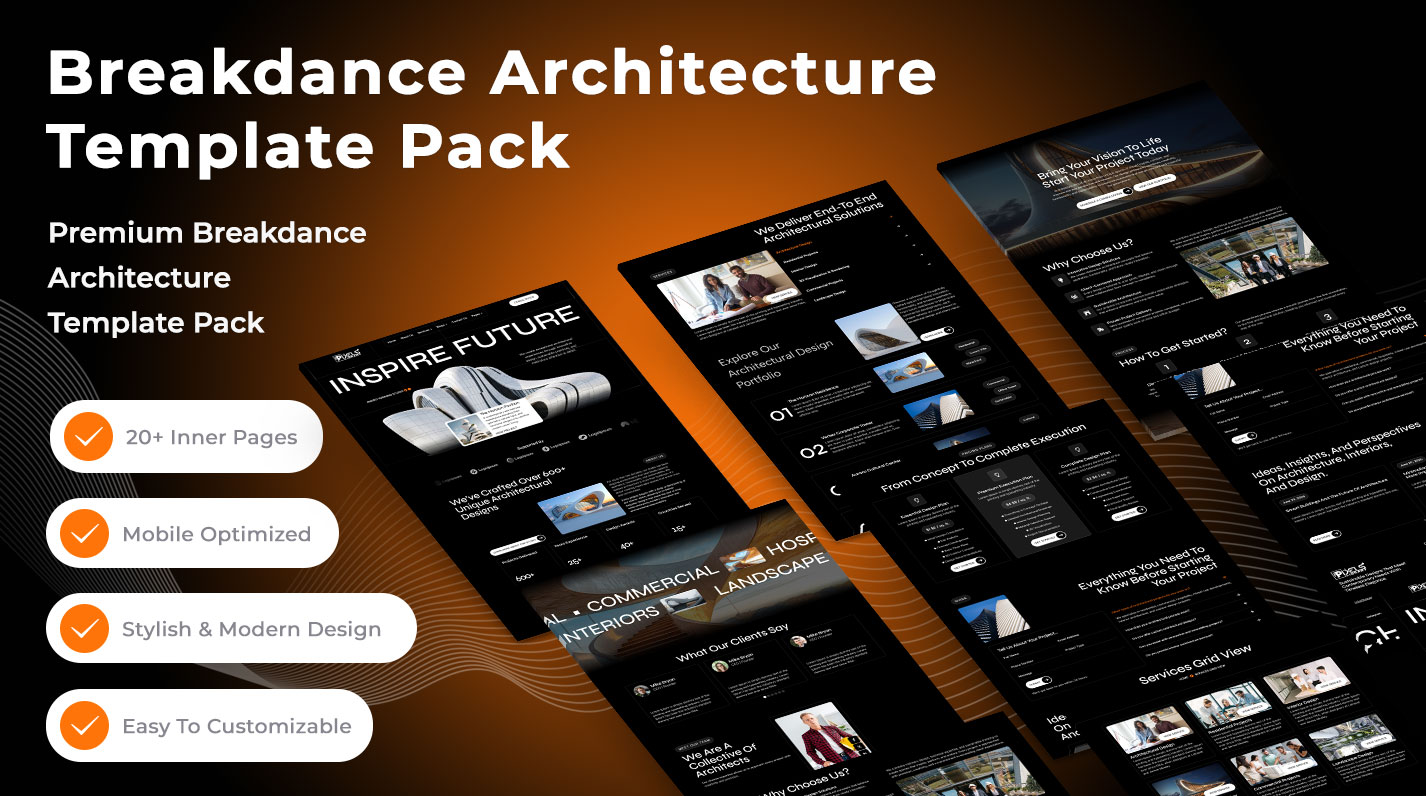 Breakdance Architecture Layouts Pack