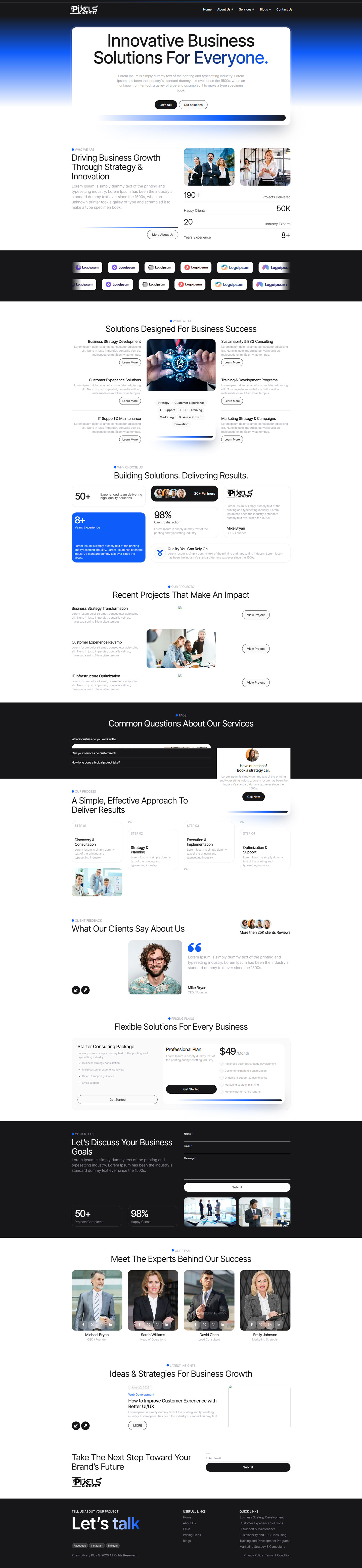 Breakdance Corporate Business Template