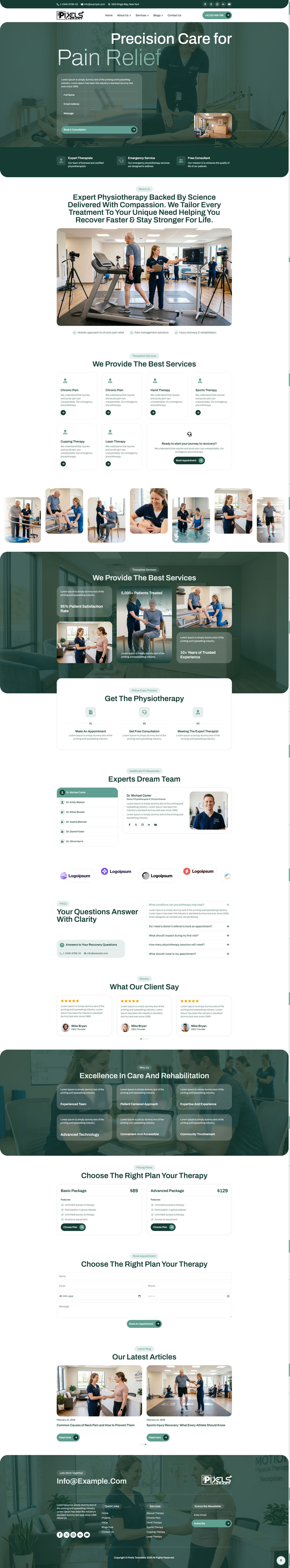 Breakdance Physiotherapy Template
