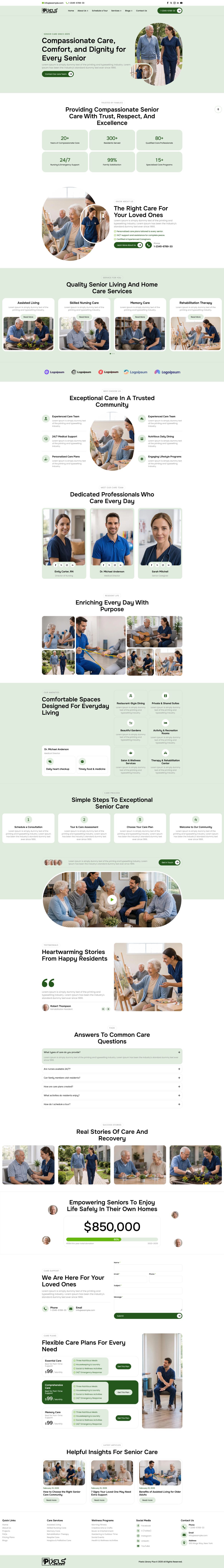 Breakdance Senior Care Template Pack