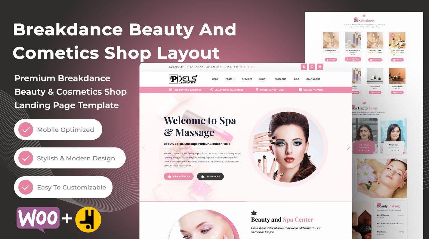 Breakdance Beauty And Cosmetics Shop Layout