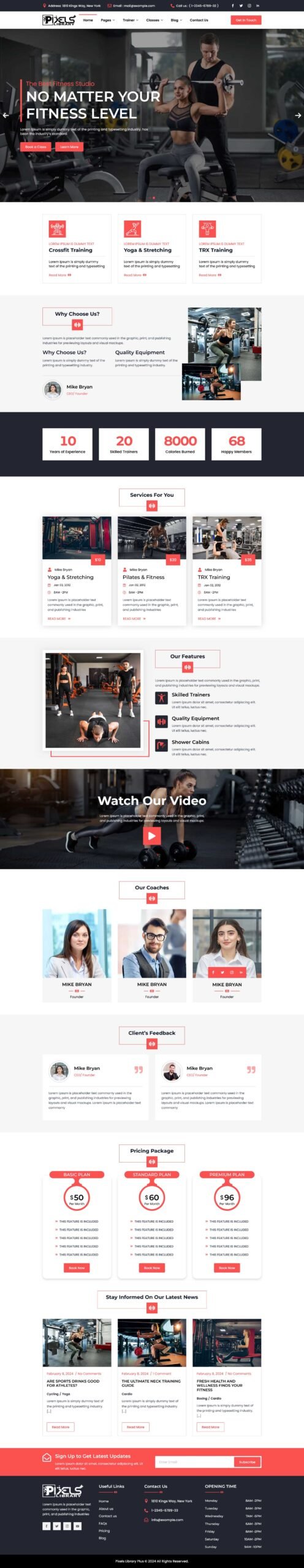 Breakdance Fitness and Gym Layouts Pack SC