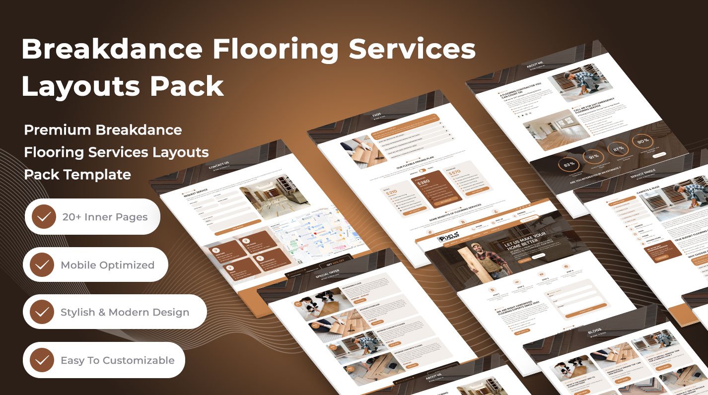 Breakdance Flooring Services Layouts Pack