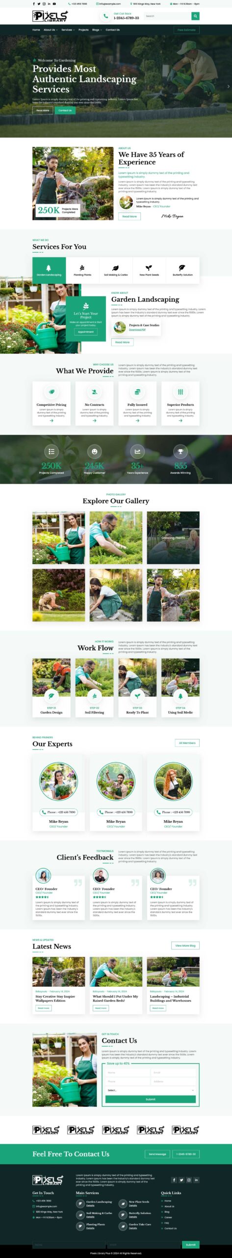 Breakdance Gardening And Landscaping Layouts Pack SC