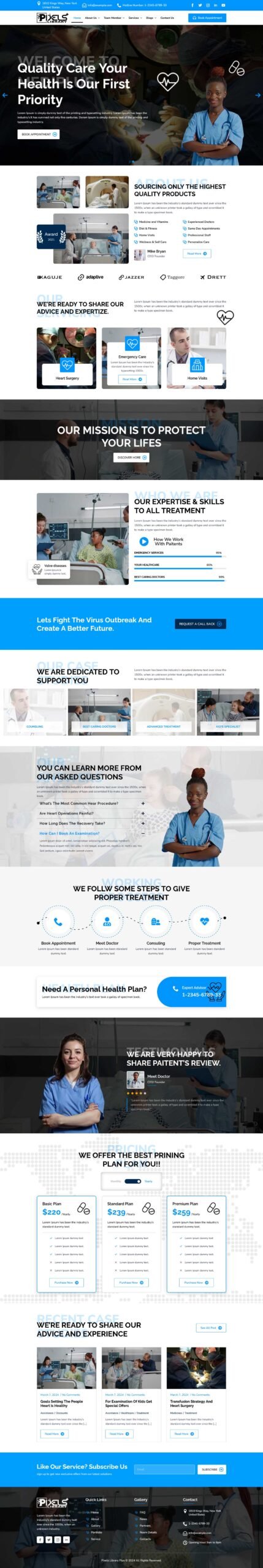 Breakdance Medical and Health Layouts Pack SC