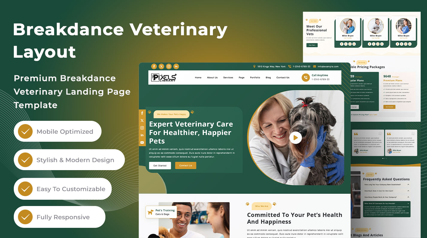 Breakdance Veterinary Layout